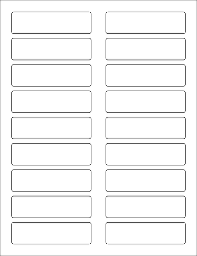 Imagem de vetor de modelo de etiqueta de endereÃ§o WL-157